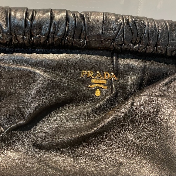 Authentic Vintage Parada Lambskin Baguette Clutch - Picture 4 of 16